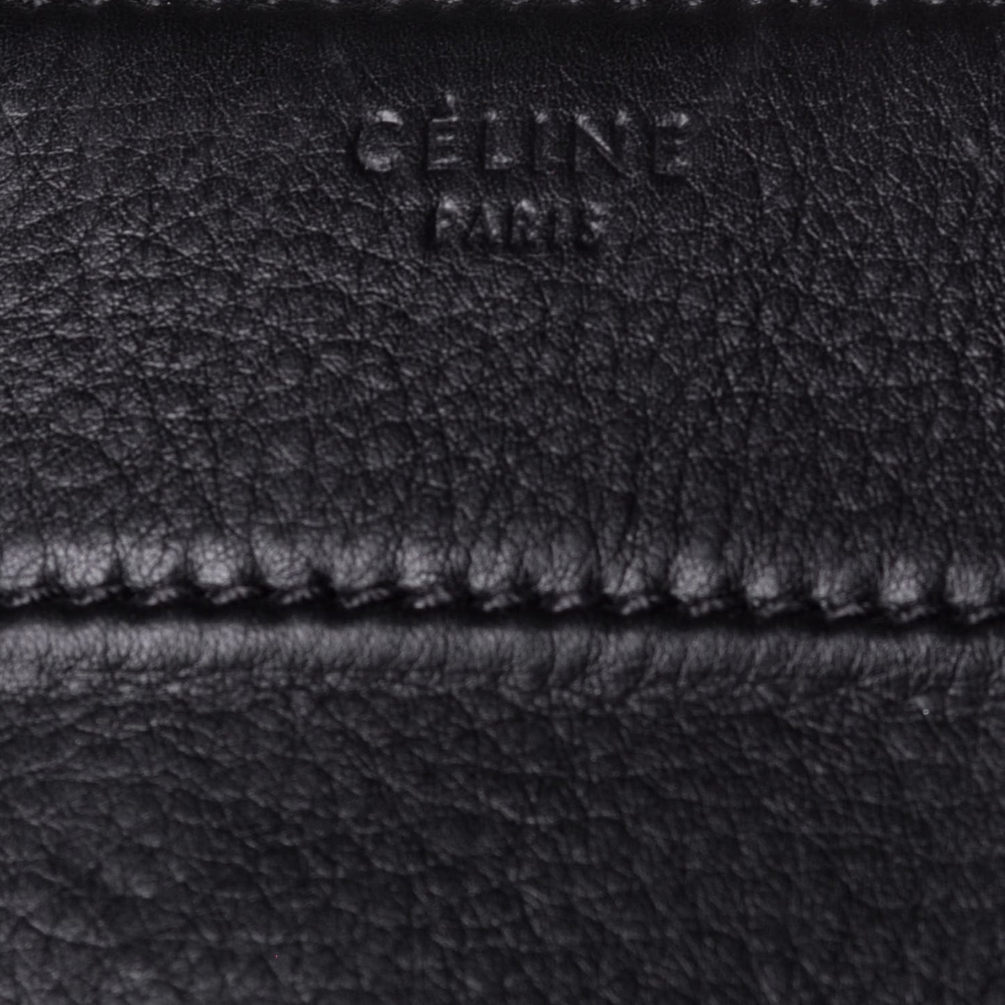 Supple Calfskin Medium Phantom Luggage Black