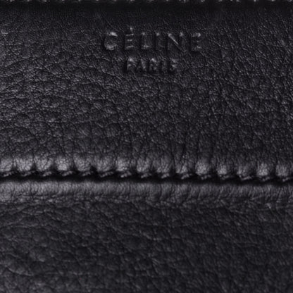 Celine Supple Calfskin Medium Phantom Luggage Black 6 of 9