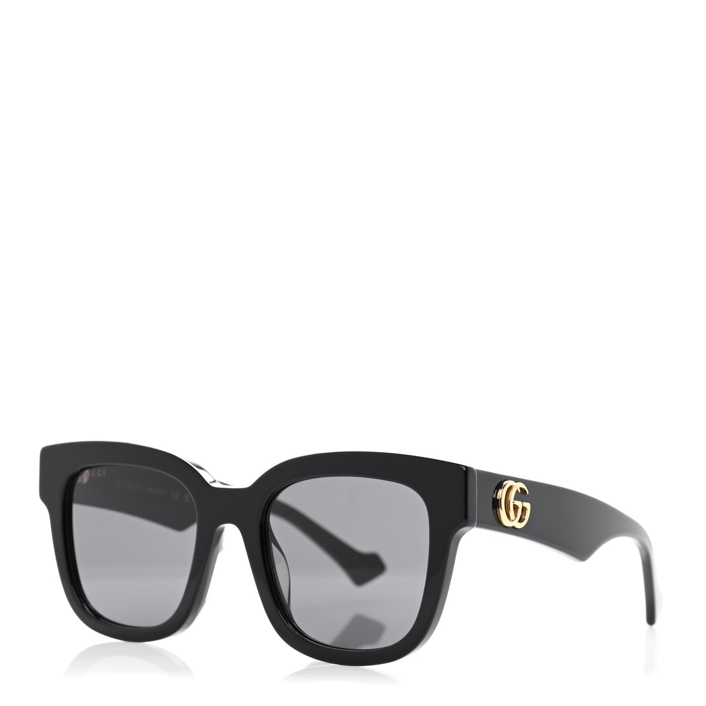 Rectangle 52mm Frame Sunglasses GG0998S Black