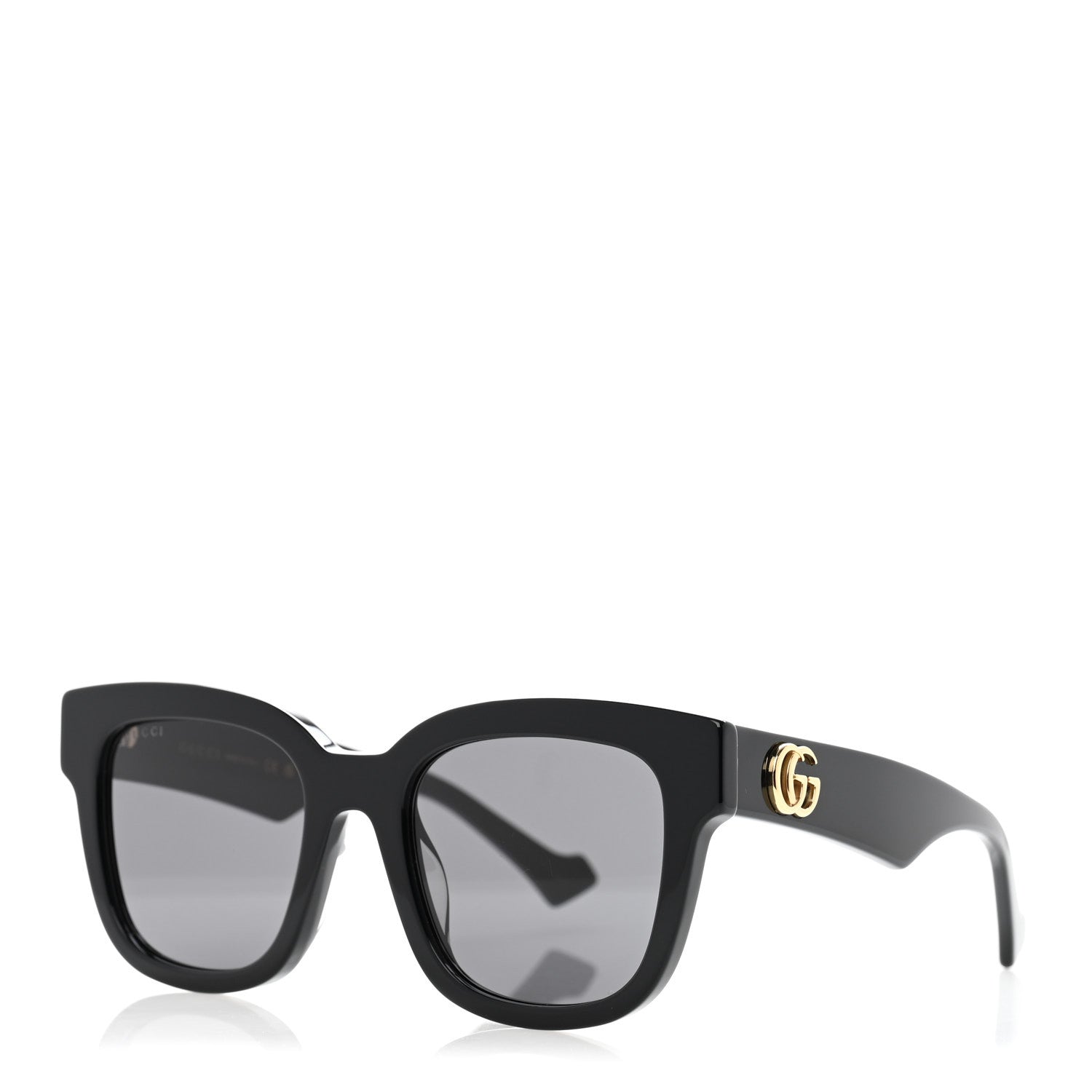 Gucci Rectangle 52mm Frame Sunglasses GG0998S Black 1 of 9
