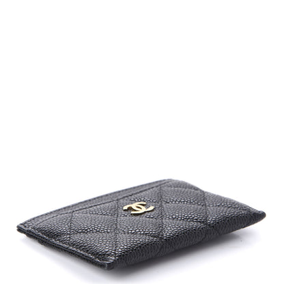 Chanel Caviar Quilted Card Holder Black 4 of 11