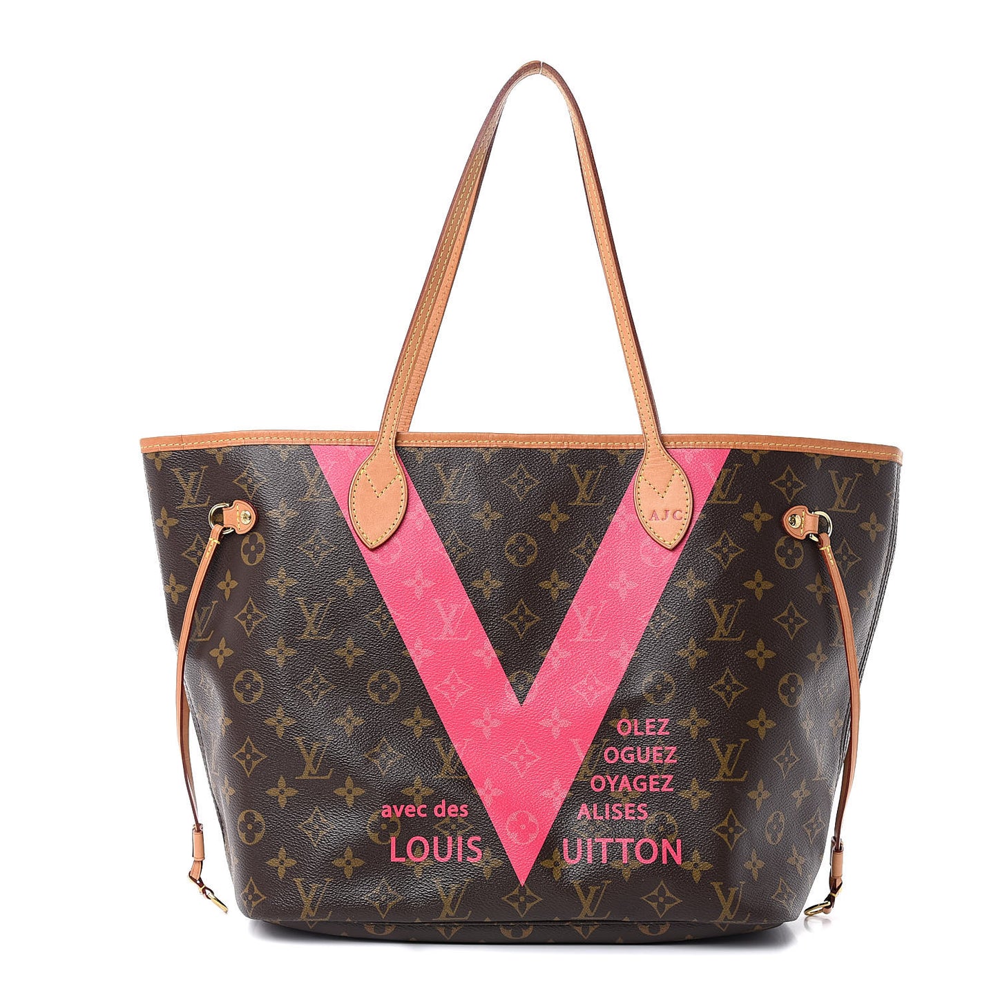 Monogram V Neverfull MM Grenade