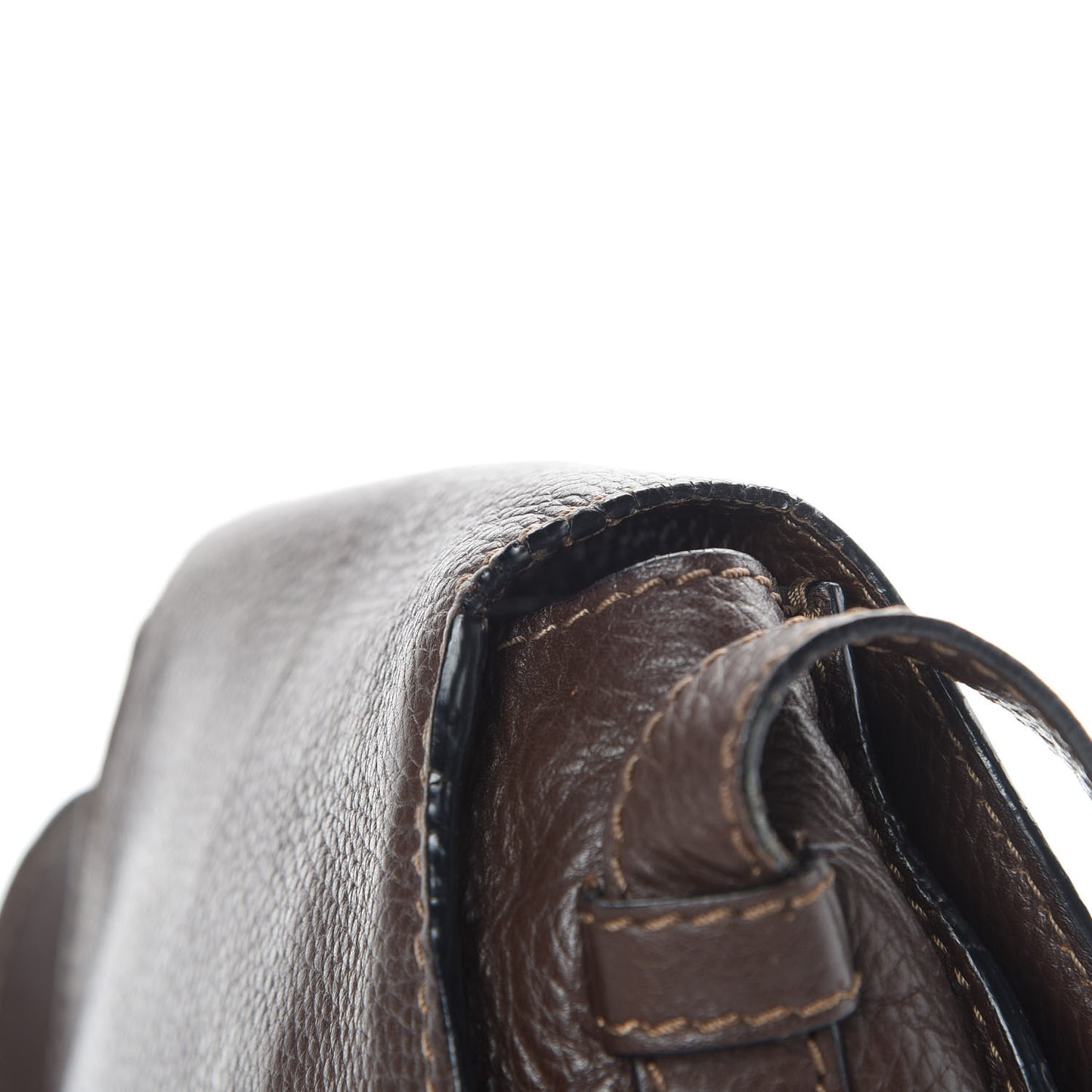 Calfskin Mini Marcie Round Crossbody Bag Truffle