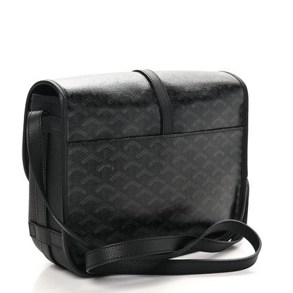 Goyard Goyardine Belvedere II MM Messenger Bag Jet Black 3 of 9