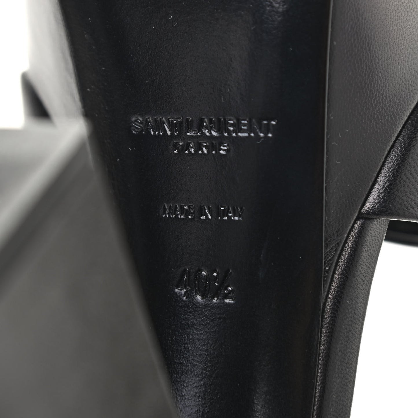 Calfskin Farrah 80 Platform Sandals 38 Black 40.5 Black