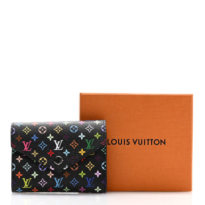 Louis Vuitton LV X TM Monogram Multicolor Victorine Wallet Black 7 of 7
