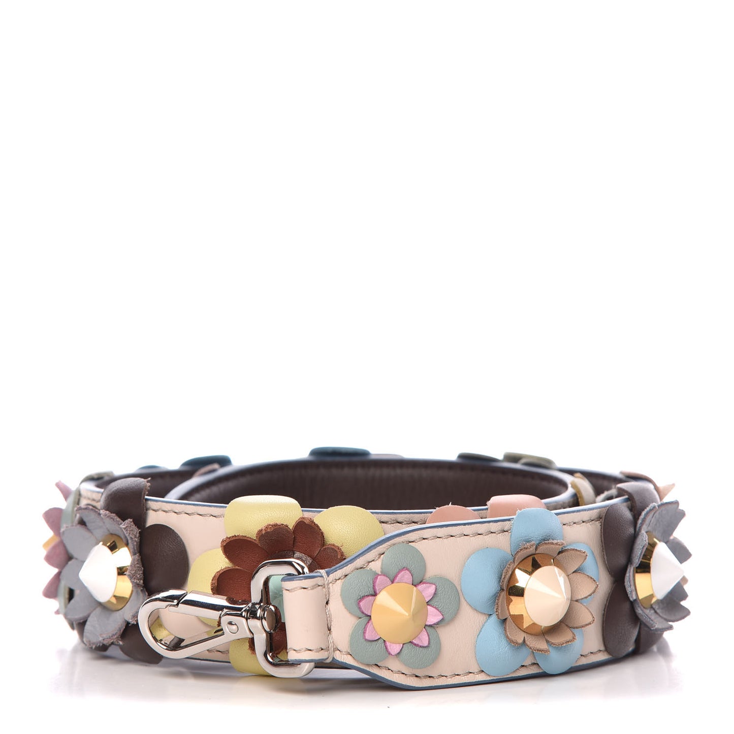 Vitello Dolce Flowerland Studded Strap You Camelia Moresco Multicolor