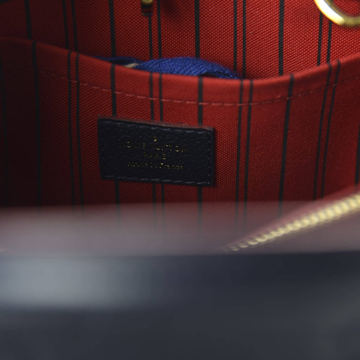 Louis Vuitton Empreinte Montaigne BB Marine Rouge 8 of 10