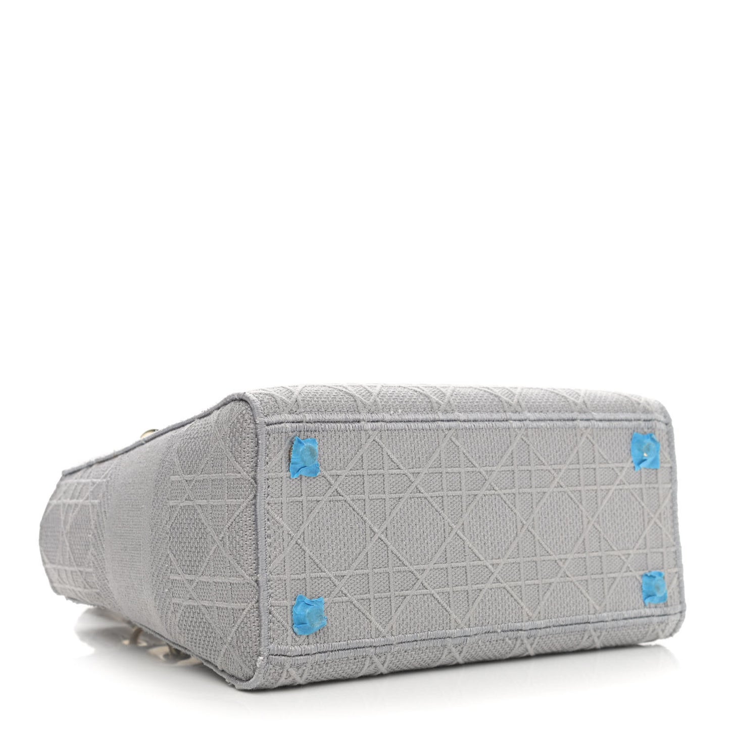 Canvas Embroidered Cannage Medium Lady D-Lite Gray