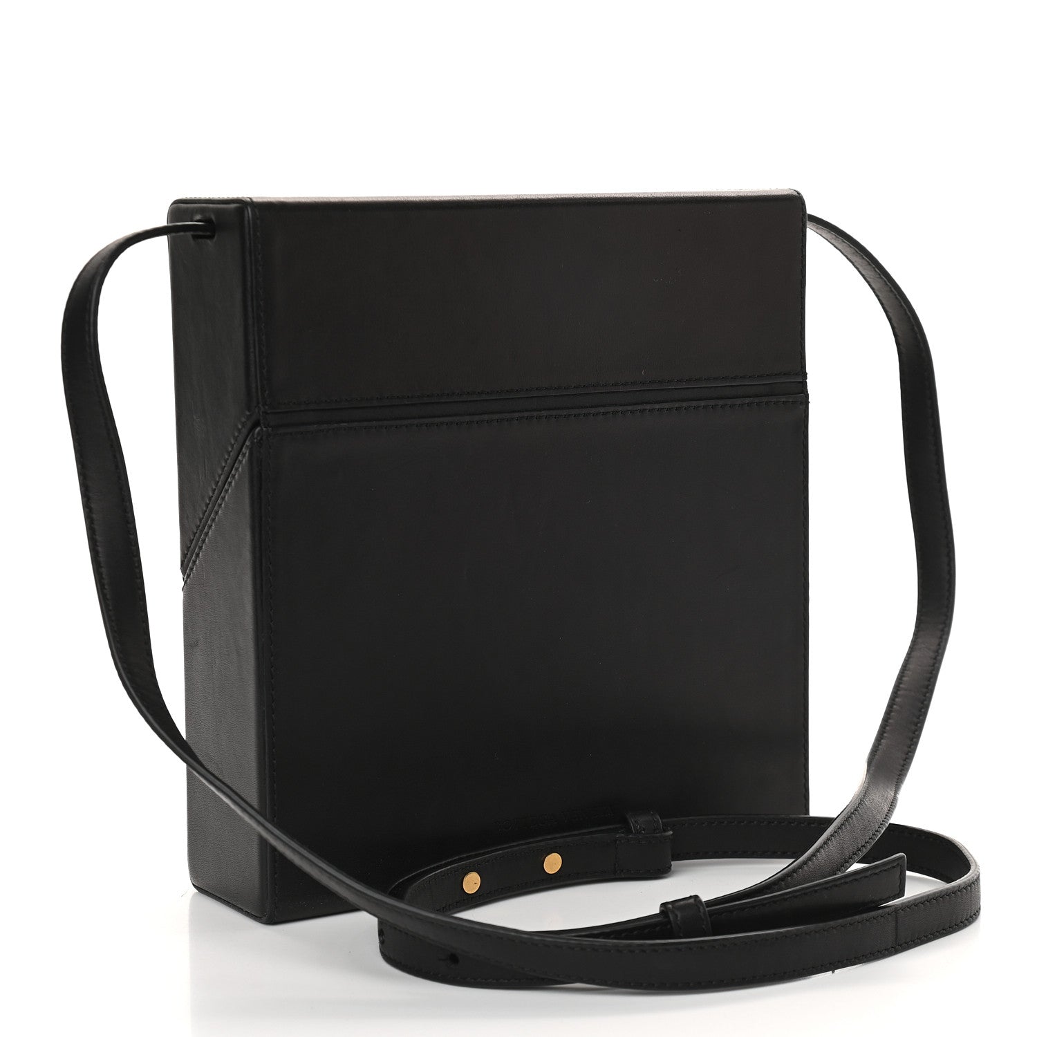 Bottega Veneta Calfskin Daisey Box Clutch Black 2 of 9