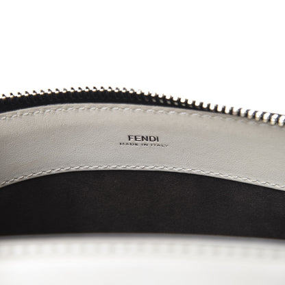 Fendi Vitello Baltico Dolce Shiny Nappa Lace Up DotCom Satchel White Parrot 7 of 16