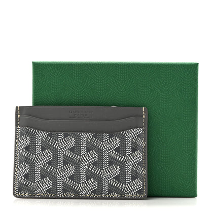 Goyard Goyardine Saint Sulpice Card Holder Grey 7 of 7