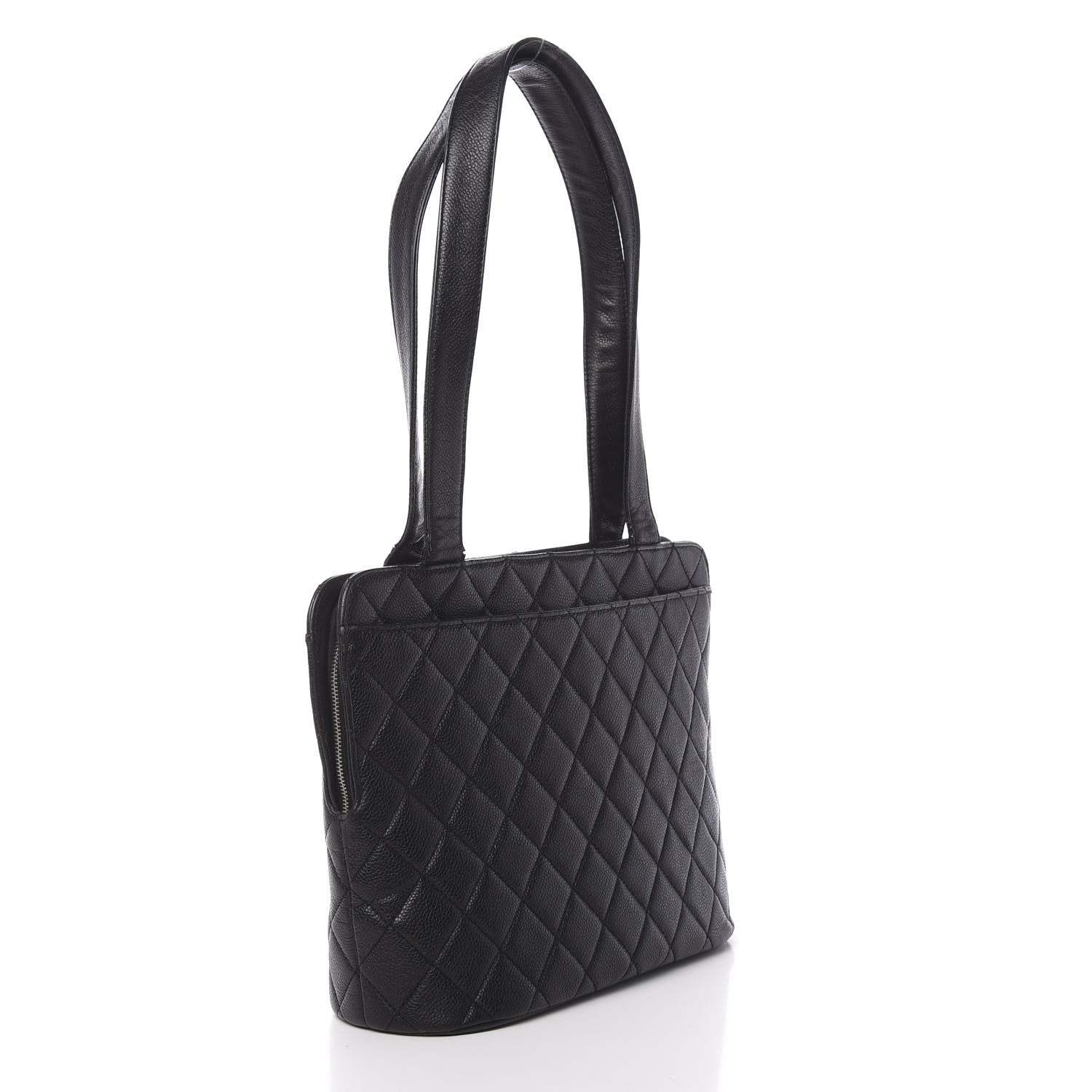 Chanel Caviar CC Shoulder Bag Black 3 of 11