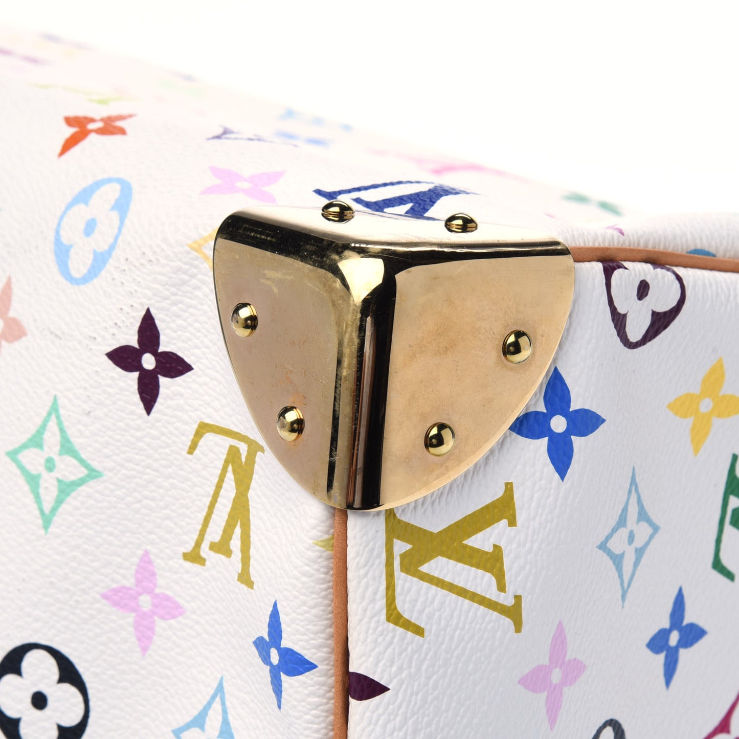 Monogram Multicolor Speedy 30 White