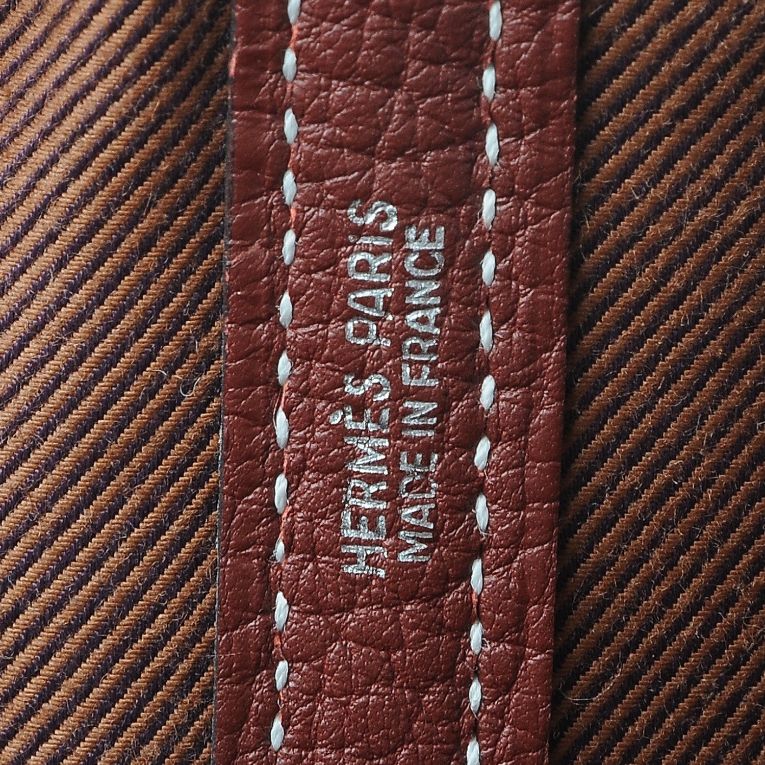 Hermes Negonda Garden Party 36 MM Rouge H 7 of 8