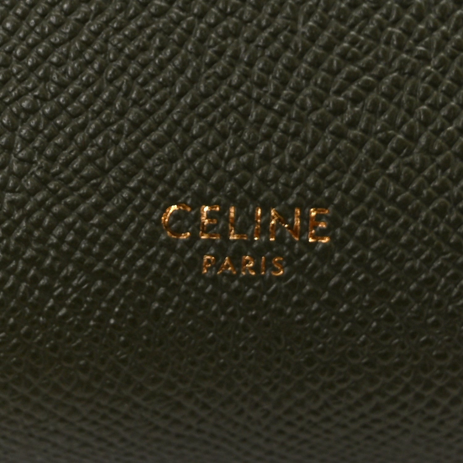 Celine Grained Calfskin Nano Belt Bag Army Green 6 of 10