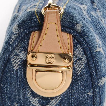Louis Vuitton Denim Speedy GM Pochette Case 8 of 8