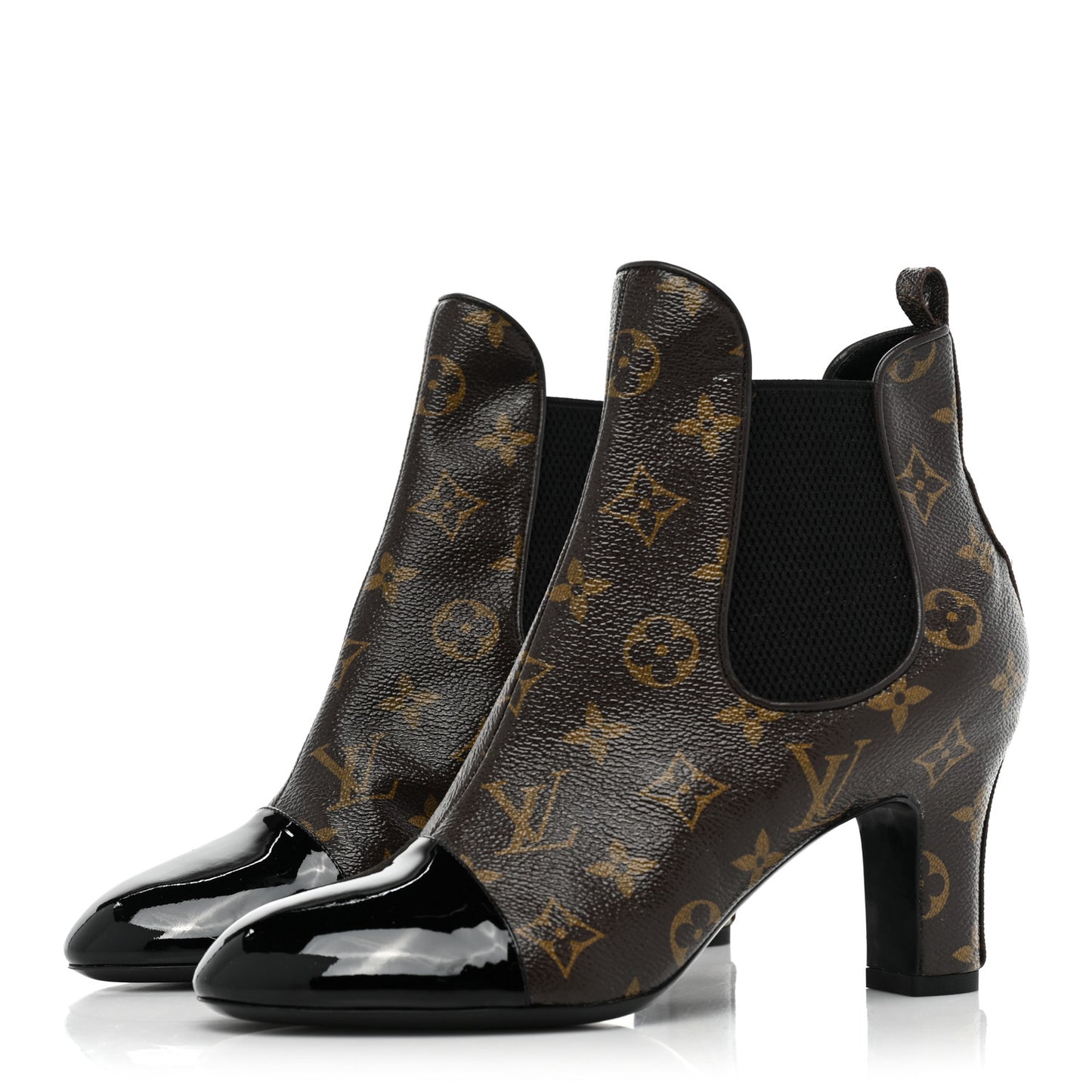 Monogram Revival Ankle Boots 38.5 Black