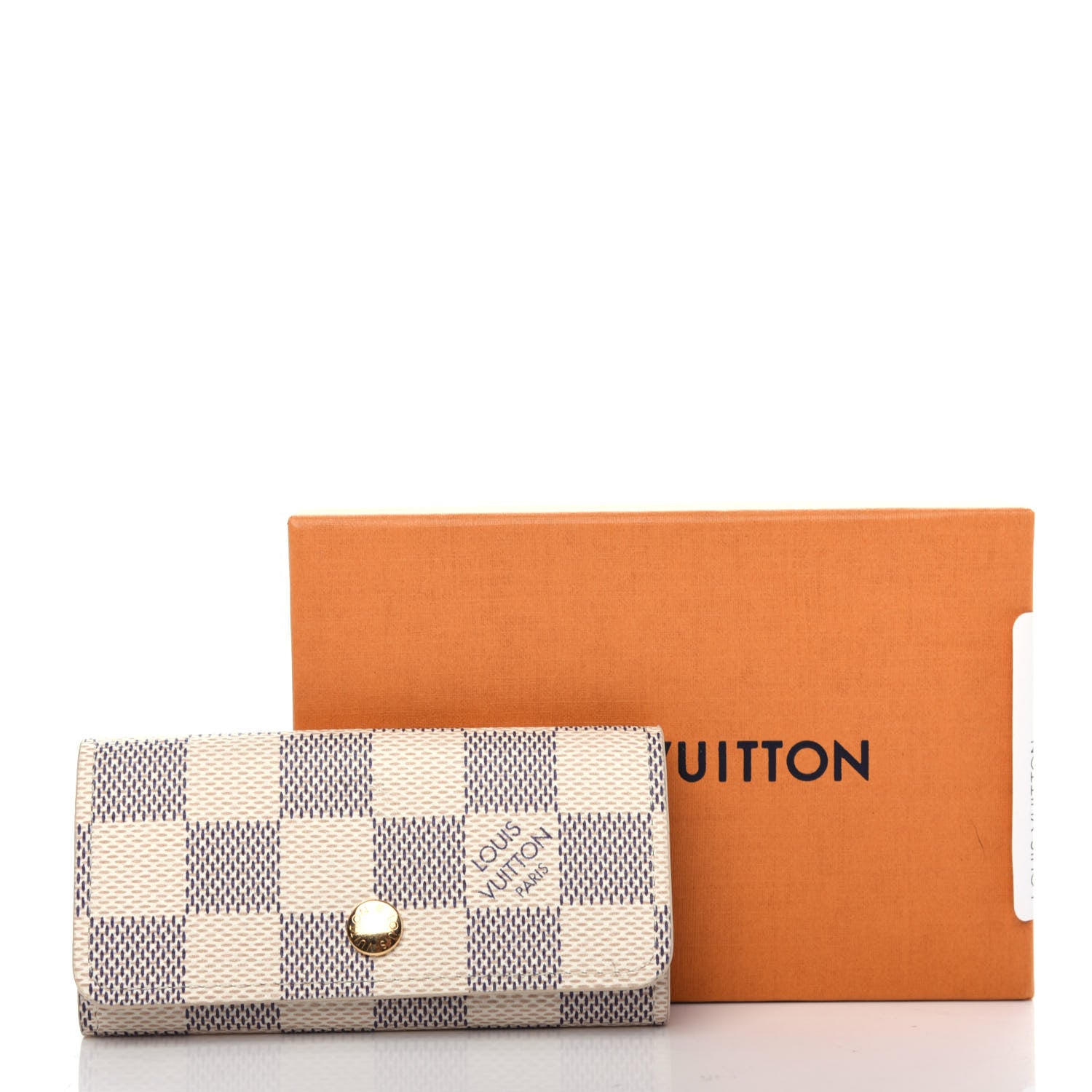 Louis Vuitton Damier Azur Multicles 4 Key Holder 8 of 8