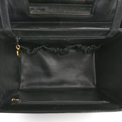 Chanel Patent CC Vanity Cosmetic Case Black 5 of 16