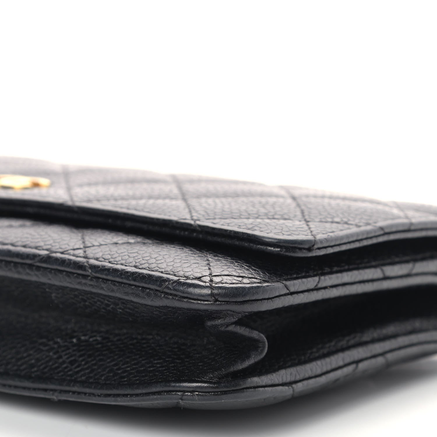Chanel Caviar Quilted Wallet On Chain WOC Black 10 of 12