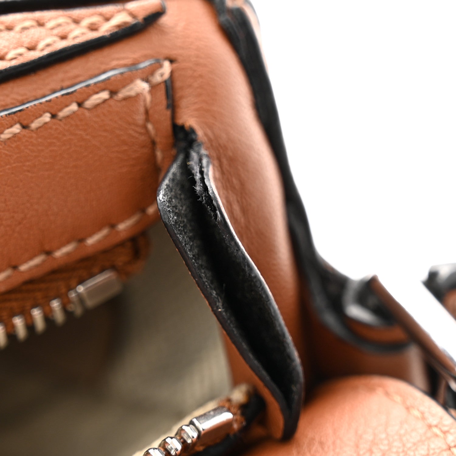 Loewe Calfskin Mini Puzzle Bag Tan 13 of 13