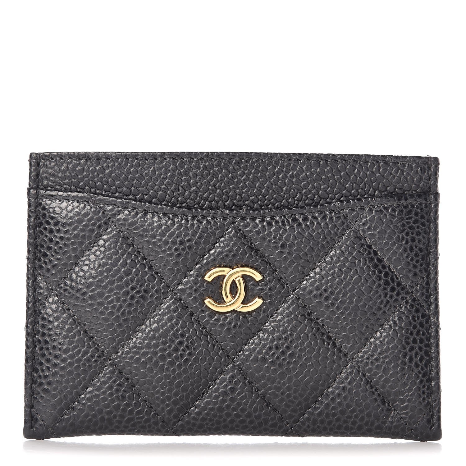 Chanel Caviar Quilted Card Holder Black 1 of 9