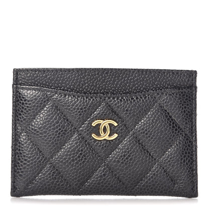 Chanel Caviar Quilted Card Holder Black 1 of 9