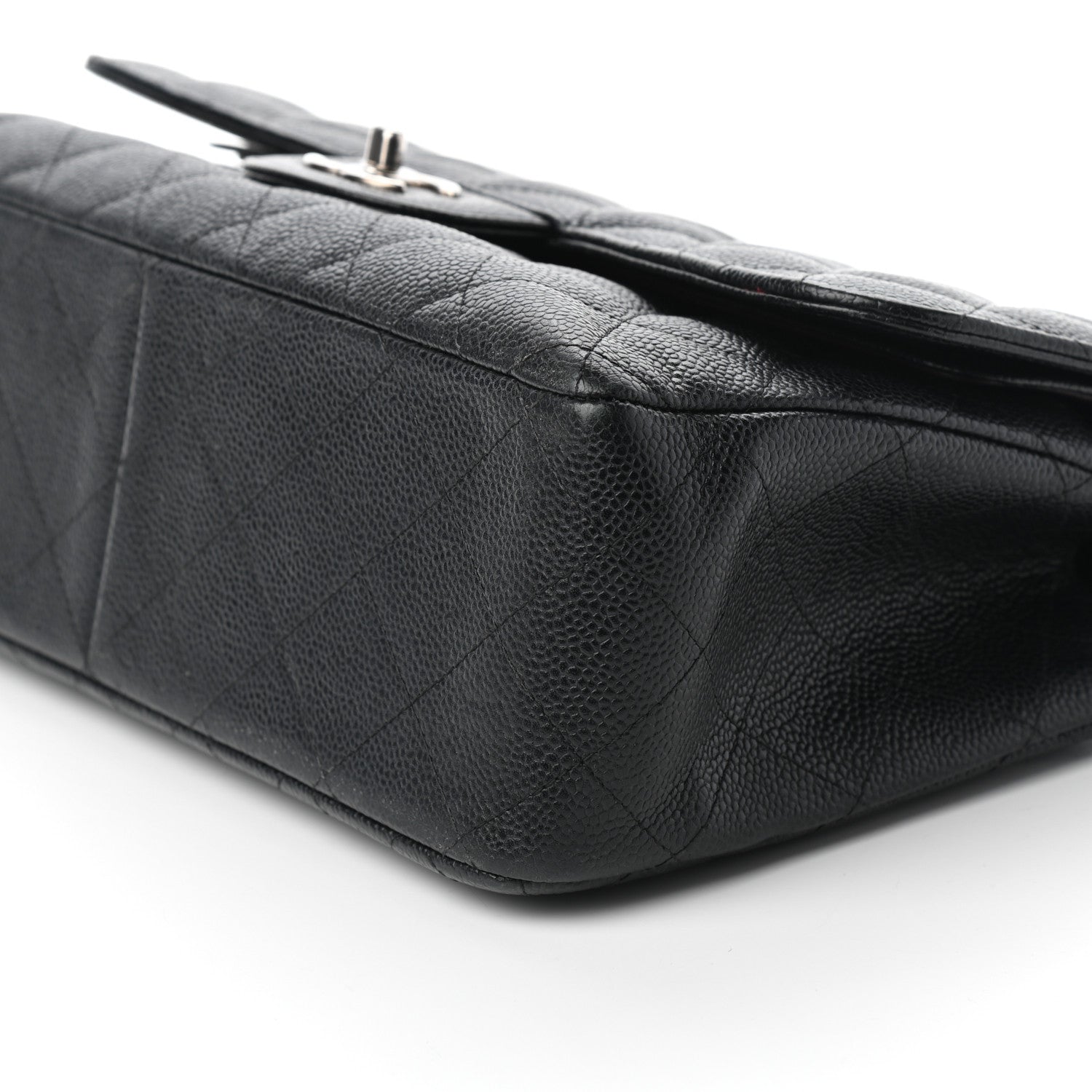 Chanel Caviar Quilted Jumbo Double Flap Black 5 of 8