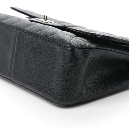 Chanel Caviar Quilted Jumbo Double Flap Black 5 of 8