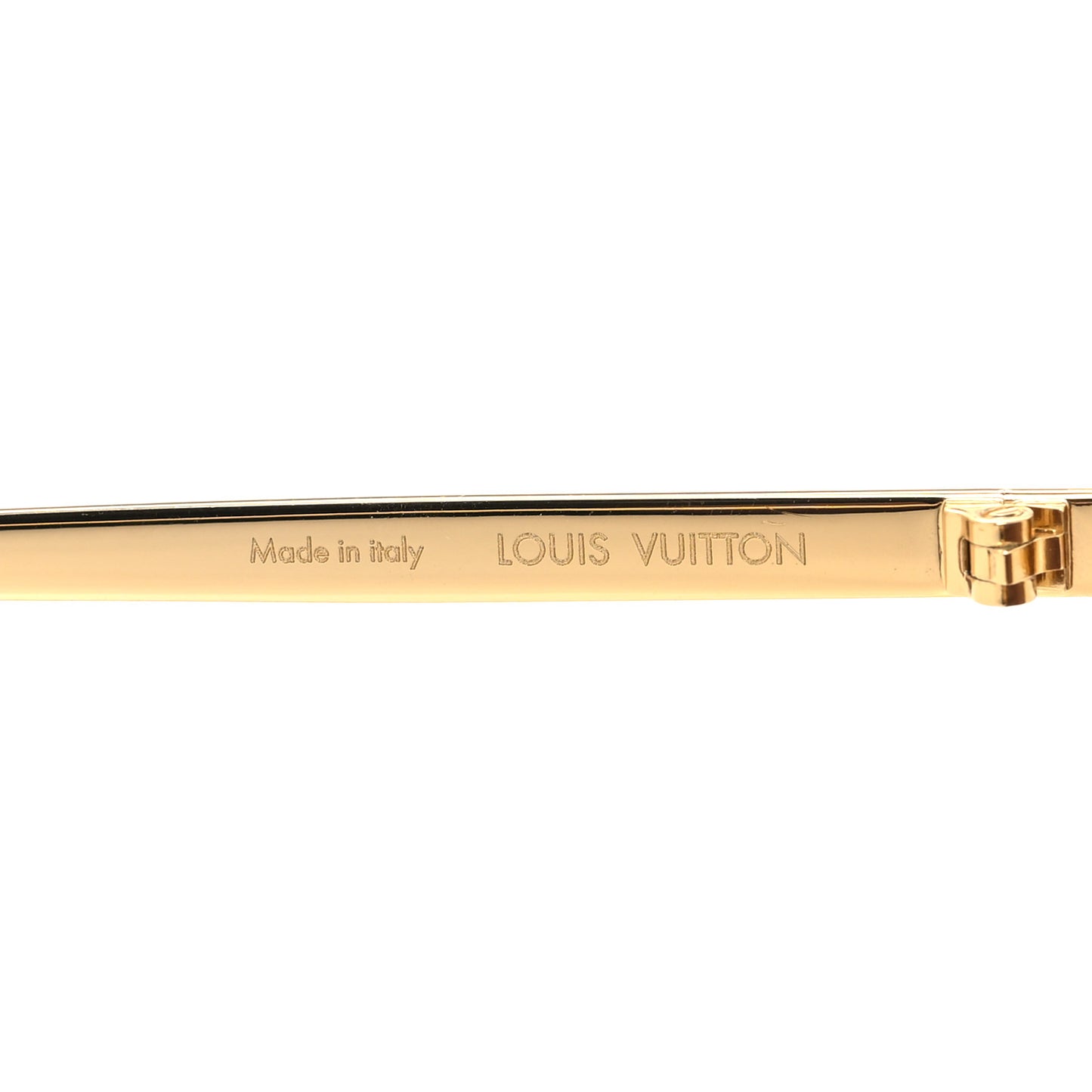 Metal LV Golden Mask Sunglasses Z1717U Gold