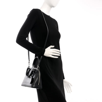 Louis Vuitton Epi Alma BB Black 2 of 9