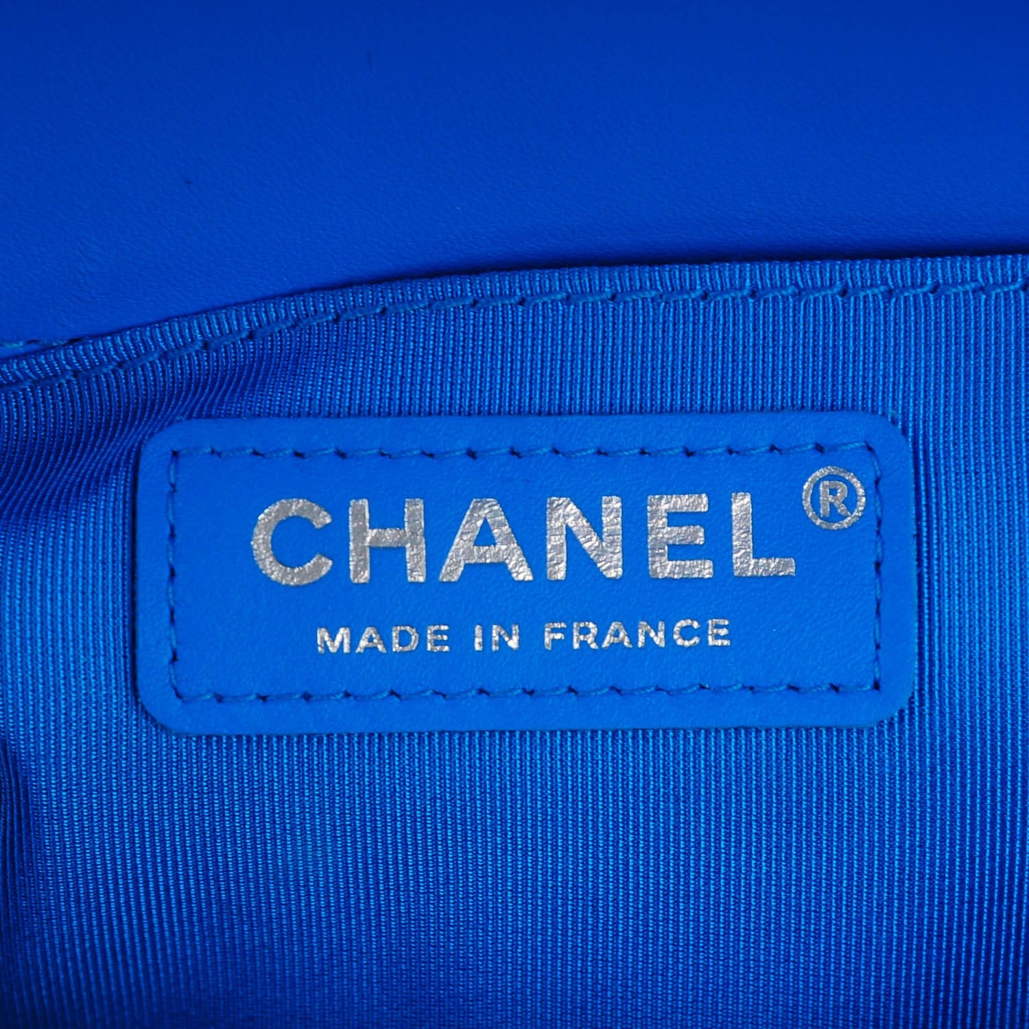 Chanel Patent Calfskin Medium Boy Flap Blue 6 of 7