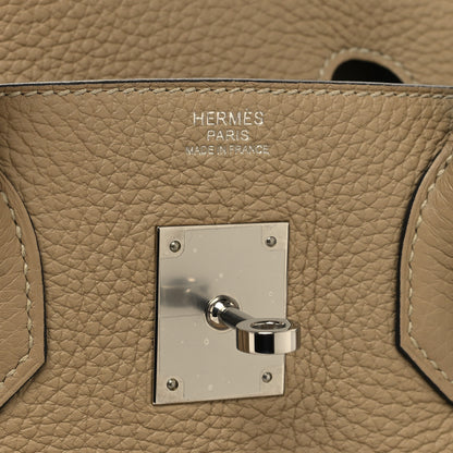 Hermes Taurillon Clemence Birkin 30 Trench 6 of 12