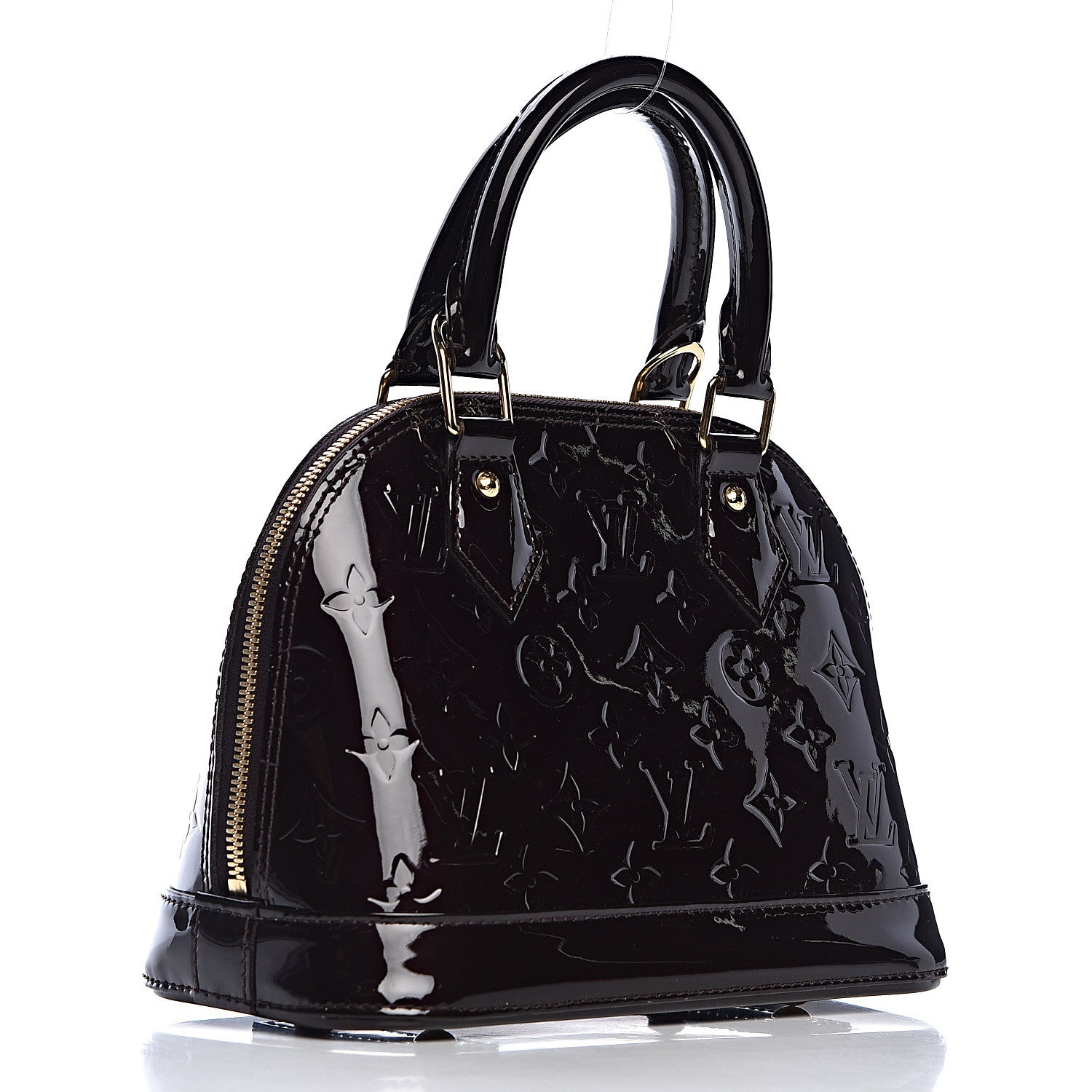 Louis Vuitton Vernis Alma BB Amarante 3 of 10