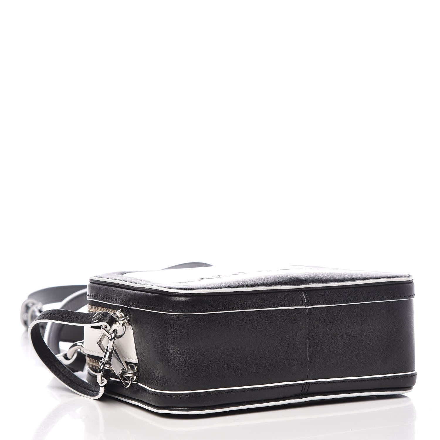 Marc Jacobs Calfskin The Box 20 Crossbody Black White 5 of 7