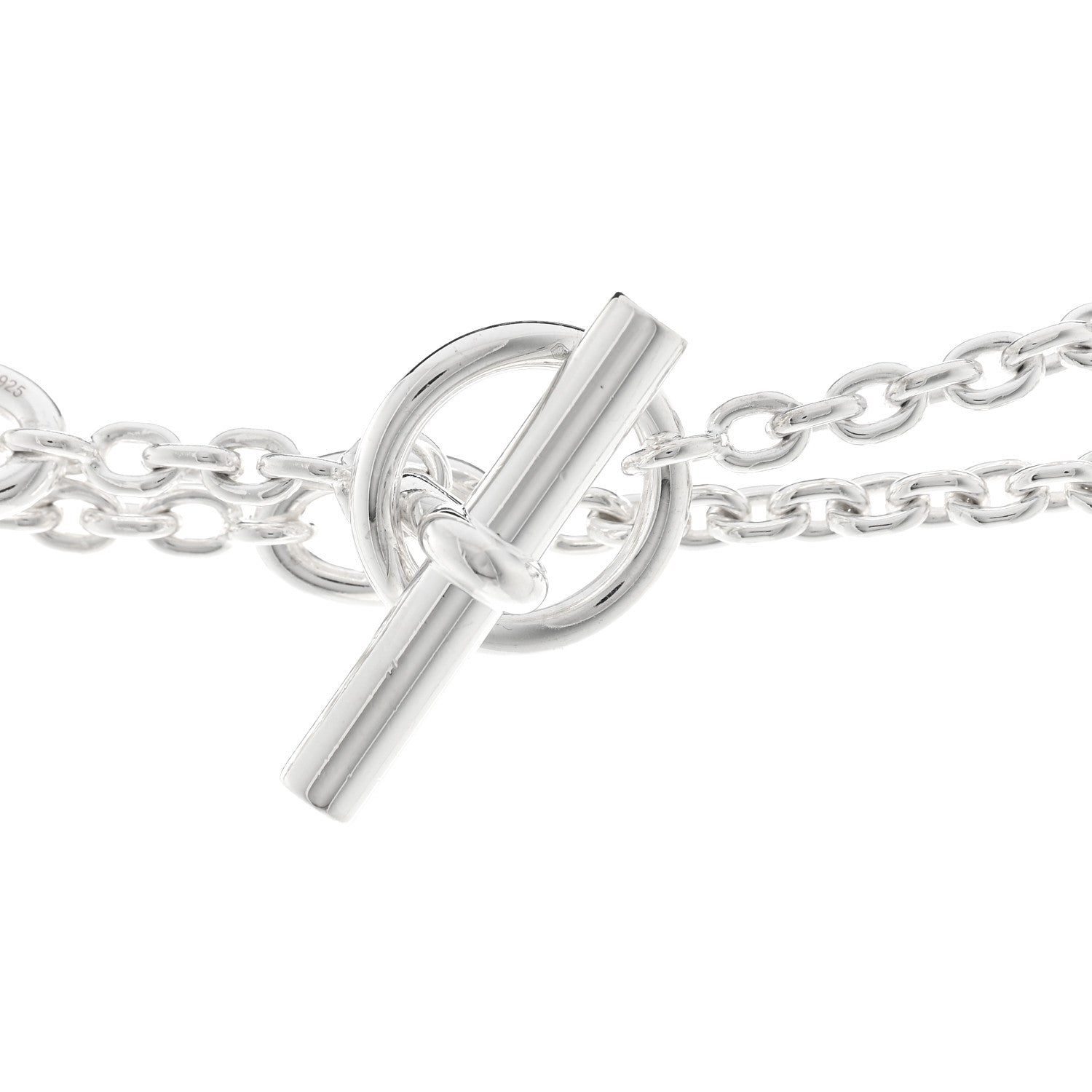 Hermes Sterling Silver Farandole Necklace 120 4 of 6
