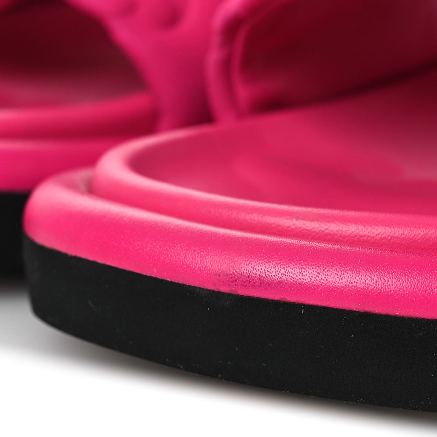 Louis Vuitton Technical Fabric Embossed Monogram Pool Pillow Comfort Mules 37 Fuchsia 12 of 12