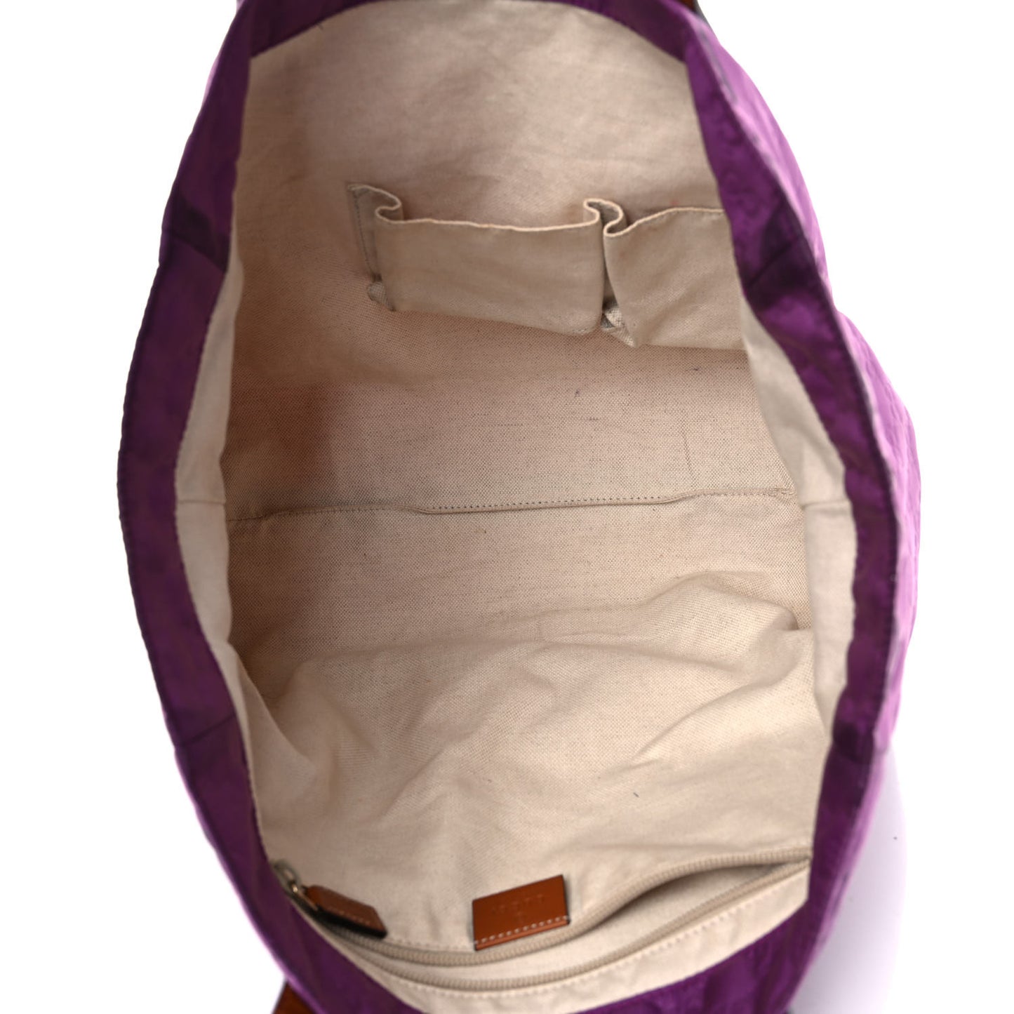 Nylon Guccissima Medium Tote Purple