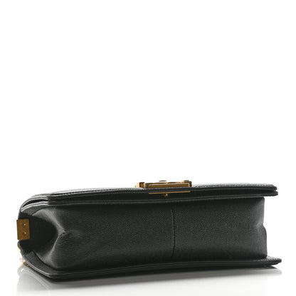 Chanel Caviar Quilted Medium Boy Flap Black 3 of 10