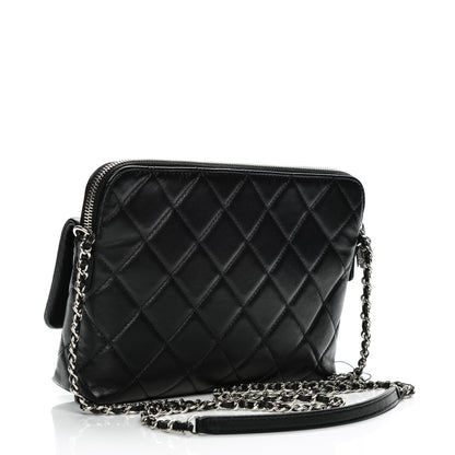 Chanel Calfskin Quilted Crossbody Bag Black 3 of 7
