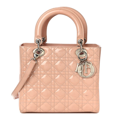 Christian Dior Patent Cannage Medium Lady Dior Light Pink 1 of 13
