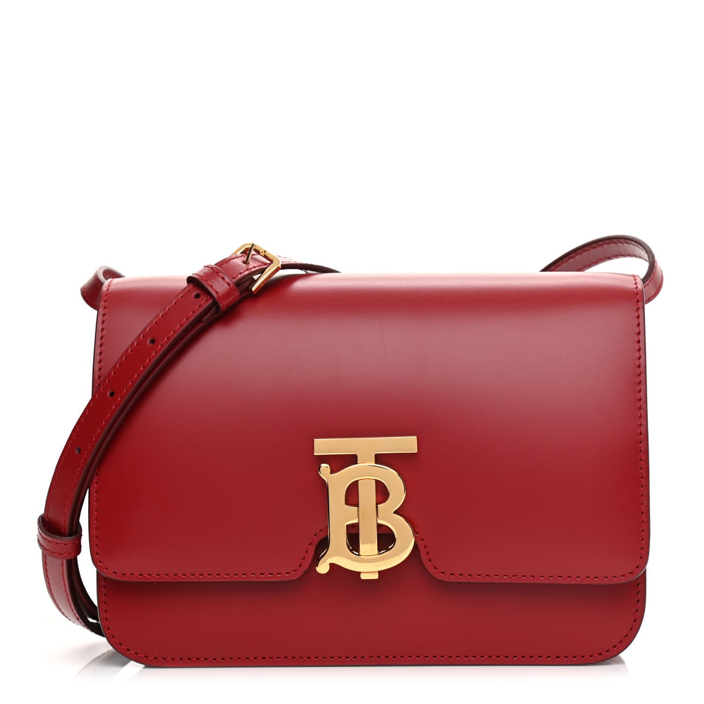 Calfskin Small TB Bag Dark Crimson