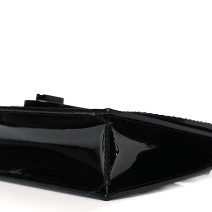 Christian Louboutin Patent Calfskin Mini Elisa Baguette Black 9 of 10