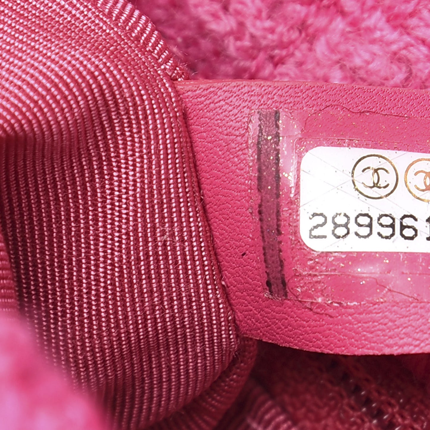 Tweed Quilted Medium 19 Flap Pink