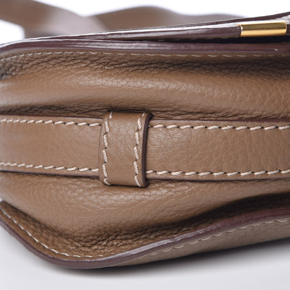 Chloe Calfskin Mini Marcie Round Crossbody Bag Nut 10 of 11