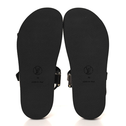 Louis Vuitton Monogram LV Sunset Comfort Flat Sandals 38 Cacao Brown 6 of 9