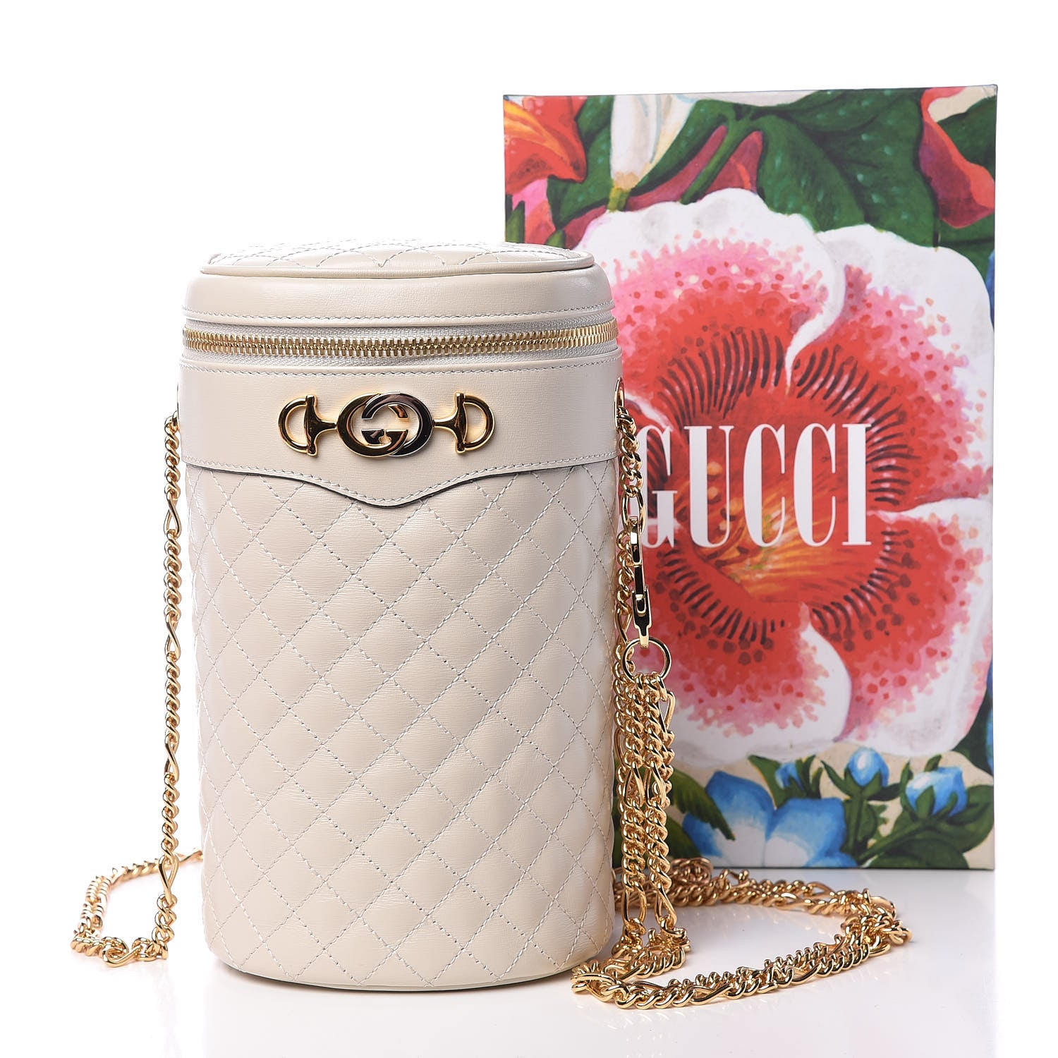 Gucci Calfskin Trapuntata Zumi Belt Bag Off White 12 of 12