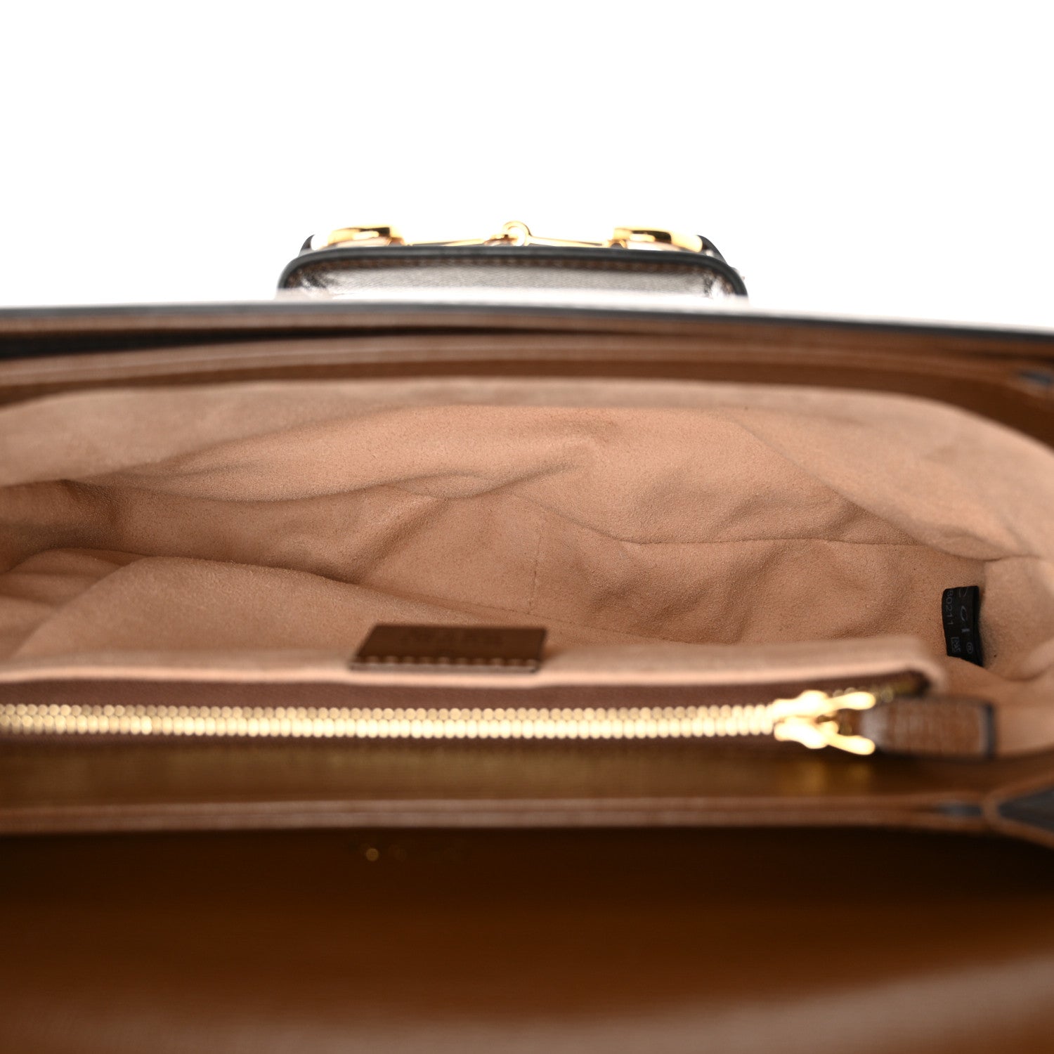 Gucci GG Supreme Monogram Horsebit 1955 Shoulder Bag Beige Brown Sugar 4 of 12
