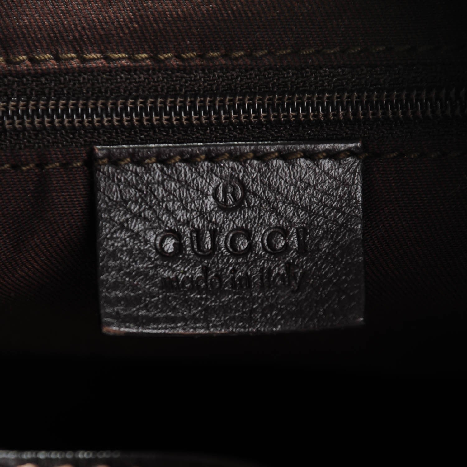 Gucci Monogram Large New Ladies Web Hobo Dark Brown 6 of 7